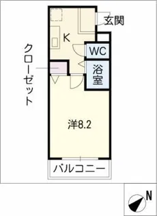 ELEVEN渡刈【1階】の間取り