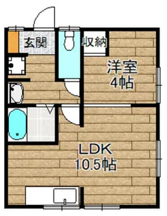 第一寿コーポ【2階】の間取り