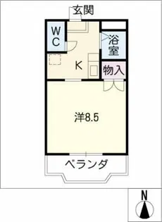 錦町ハイツⅠ【1階】の間取り
