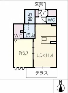 パストラルカーサ【1階】の間取り
