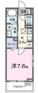 グレイス笠作 野洲市行畑【1階】の間取り