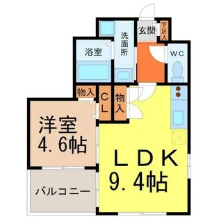 CITY SPIRE名古屋大須【8階】の間取り