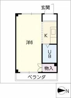 グレイス小賀須【5階】の間取り
