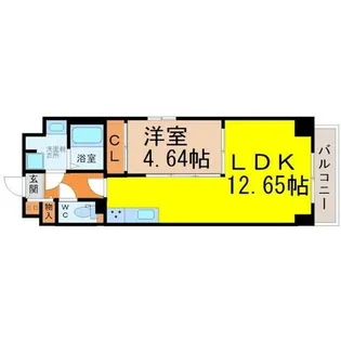 GRANDUKE松原cuore【5階】の間取り
