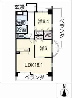 L’ESPACE ZEN【2階】の間取り