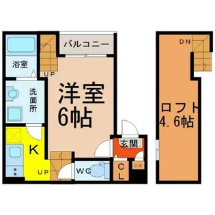 リヴェール森下【2階】の間取り