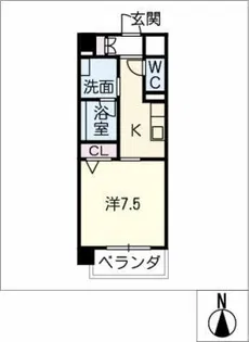 丸喜屋【5階】の間取り