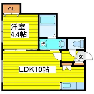 レユシール北25【2階】の間取り