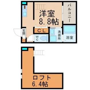 cherry(チェリー)【1階】の間取り