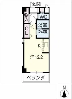 Lieto Noda【4階】の間取り
