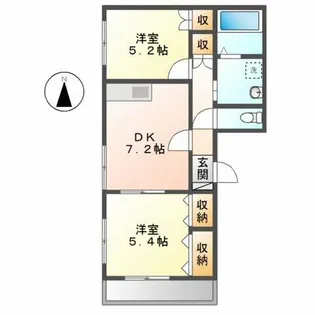 クオリティハイムⅡ【3階】の間取り