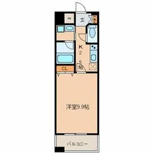 カーサビアンカ東岡崎【4階】の間取り