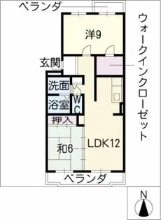 メゾン・ジョワイエ【2階】の間取り