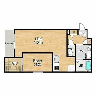 グレイス天野【1階】の間取り