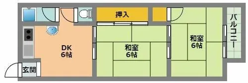 あさひのハウス【102号室】の間取り