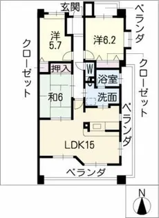 佐塚ビル【5階】の間取り