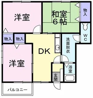 ハウス・ビッグベルⅠ【1階】の間取り