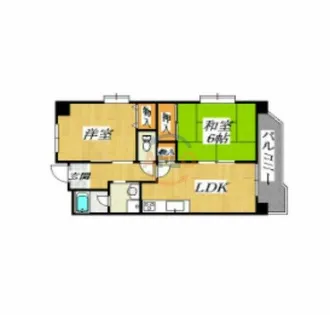 サニーコート・ナカイ【3階】の間取り