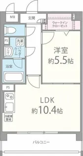 プレーヌうりわり【2階】の間取り