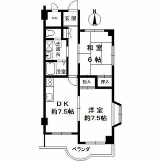 アペックス・コウヨウ【303号室】の間取り