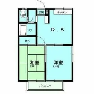 アミューズメント和泉【1階】の間取り