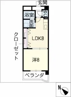 ルアージュ寿【4階】の間取り
