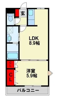 センチュリオン黒崎【2階】の間取り
