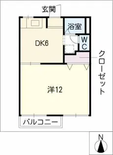 アネックス小川B棟【2階】の間取り