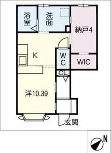 Maison de chat【1階】の間取り