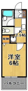 ハイツベイシャトル【1階】の間取り