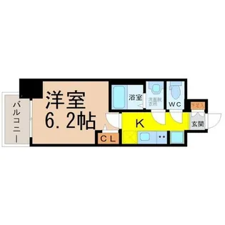 プレサンスTHE大須観音【2階】の間取り