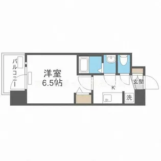プレサンス四天王寺前夕陽ヶ丘 凛宮【7階】の間取り