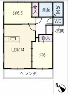 スピーリアA【3階】の間取り