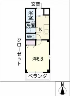 アスカⅡ【1階】の間取り