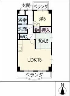 アーバンヒルズ【7階】の間取り