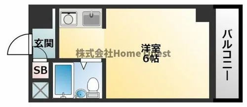 パウゼ布施【4階】の間取り