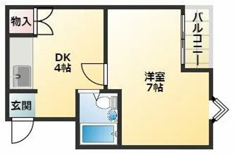 平野スクウェア【2階】の間取り