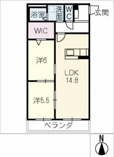 仮)柏森黒野マンション【1階】の間取り