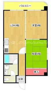 メゾン大港【8階】の間取り