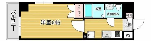 リファレンス博多【7階】の間取り