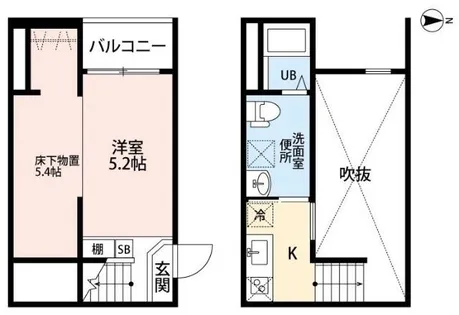 ルミエール十一番町【1階】の間取り