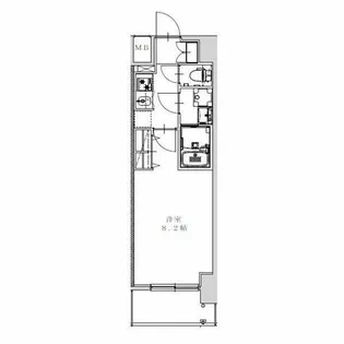 S-RESIDENCE金山altano【403号室】の間取り