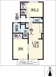 文杏館【1階】の間取り