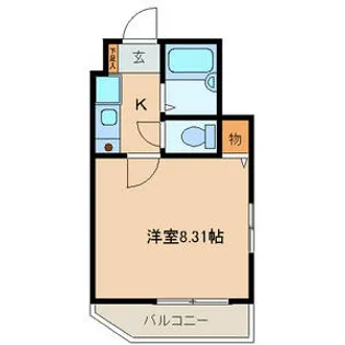 スターブル今池【4C号室】の間取り