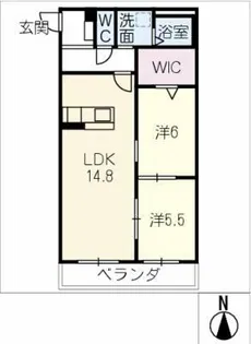 仮)柏森黒野マンション【3階】の間取り
