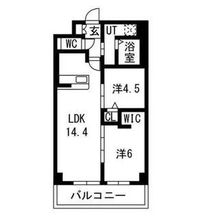 仮称)豊明寺池マンション【2階】の間取り