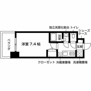 グランハイム山手通【13階】の間取り