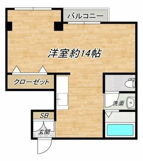 ルビオ島之内【4階】の間取り