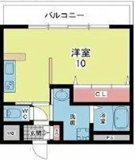 ベージョフロレスタ松崎町【2階】の間取り