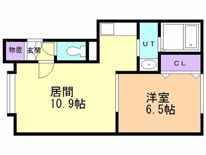 parco presso宮の森【206号室】の間取り